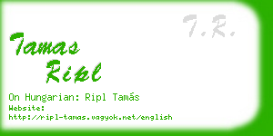 tamas ripl business card